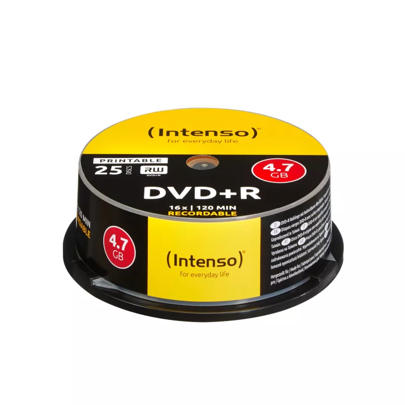DVD+R Intenso 4.7GB Printable 16x 25 vnt.