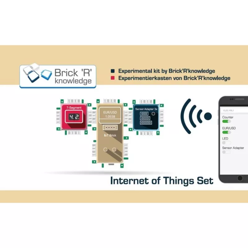 ALLNET IoT rinkinys ALL-BRICK-0688 – IoT rinkinys, ispanų kalba