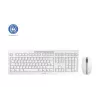 CHERRY Stream Desktop belaidis klaviatūros ir pelės rinkinys, RF Wireless, QWERTZ, baltas