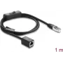 Tinklo kabelis DELOCK RJ45 ST < BU su įmontuotu jungikliu Cat.6 F/UTP 1 m