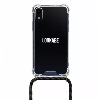 Dėklas Coros LOO004 iPhone XR 15,5 cm (6,1 colio) juodas permatomas