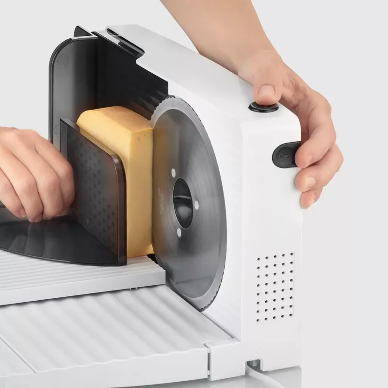 Severin AS 3912 elektrinė pjaustyklė 100 W balta plastikinė