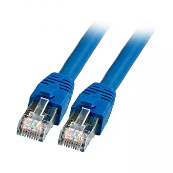 EFB-Elektronik RJ45 jungiamasis laidas Cat.8.1 S/FTP LSZH BC mėlynas 5m