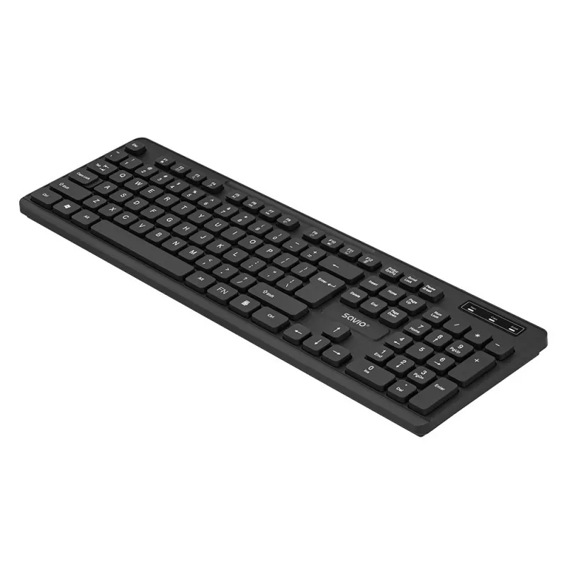 Savio KB-02 klaviatūra Namai/Biuras USB QWERTY Juoda
