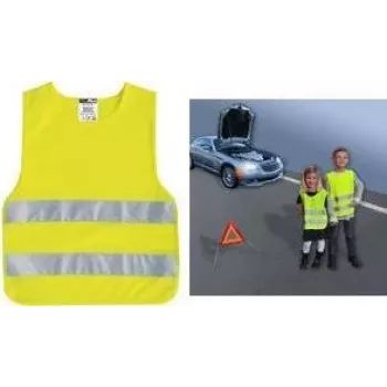 Vaikiška liemenė IWH Kinder-Pannenweste 540303, fluorescencinė geltona, 100% poliesteris