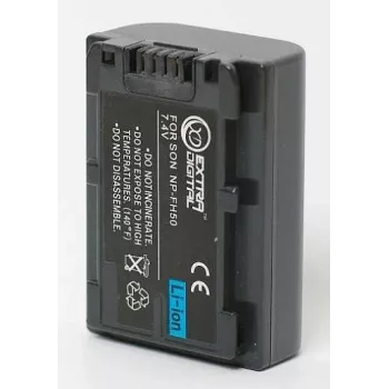Baterija Extra Digital NP-FH50 7.2V 1860mAh, skirta suderinamoms kameroms ir vaizdo registratoriams