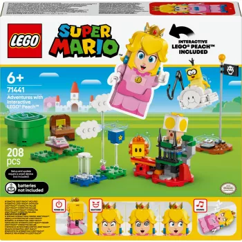 Konstruktorius LEGO 71441 Super Mario interaktyvi LEGO Peach figūrėlė, suderinama su LEGO sistema