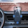 Automobilinis laikiklis USAMS ZJ063 prietaisų skydeliui arba priekiniam stiklui, reguliuojamas kampas