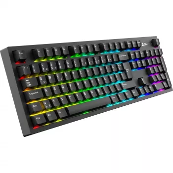Mechaninė klaviatūra Sharkoon OfficePal KB70W — linijiniai jungikliai, tenkeyless išdėstymas