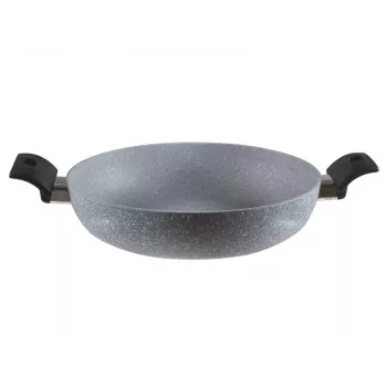Keptuvė apvali Beper PE.200 28 cm pilka
