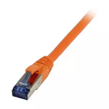 Pataisos laidas RJ45 CAT6A 500 MHz 0,15 m oranžinis S-STP (S/FTP) TPE/LSZH (Superflex) AWG26 Syne