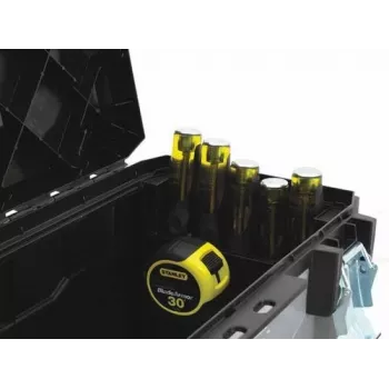 Stanley 1-95-616 dėžutė smulkioms detalėms ir įrankiams, juoda, pilka