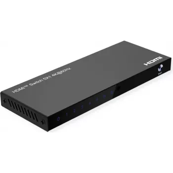 ROLINE HDMI Switch 5 kelių 4K60Hz HDCP2.3+ IR nuotolinis valdymas (14.01.3618)