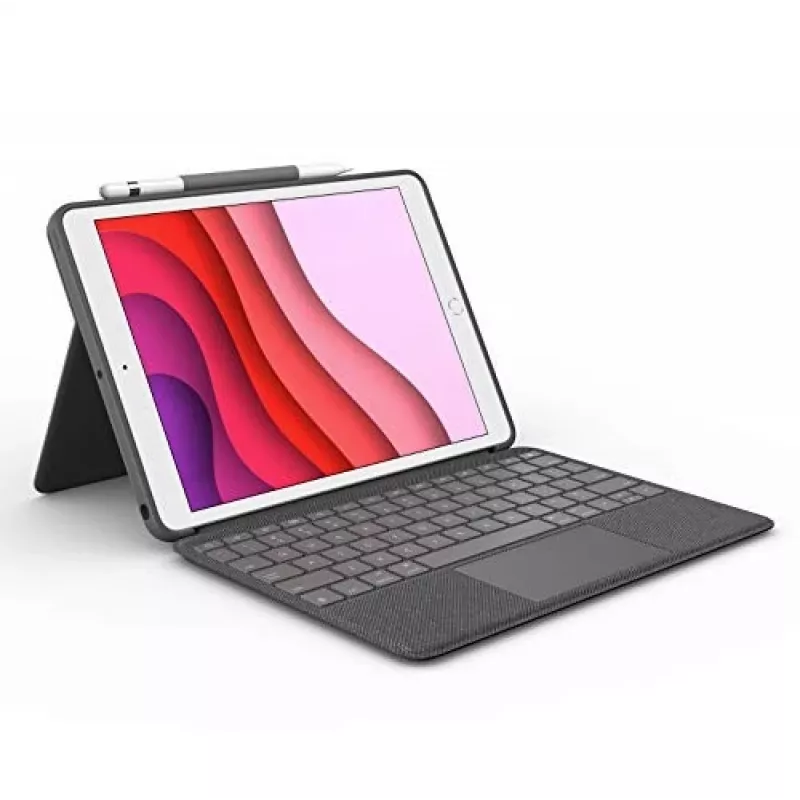 Klaviatūrinis dėklas Logitech Combo Touch, skirtas iPad 7, 8 ir 9 kartoms