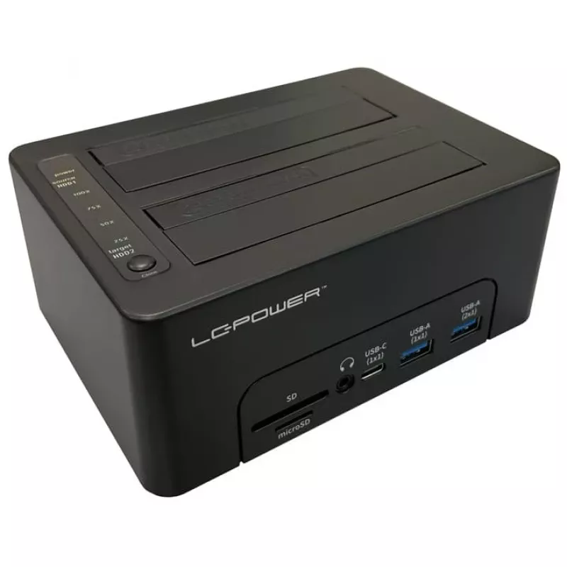 LC-Power Docking stotelė USB 3.2 Gen 2x1