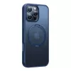 Apsauginis dėklas telefonui Torras Ostand Pro, skirtas iPhone 16 Pro, mėlynas, plonas dizainas
