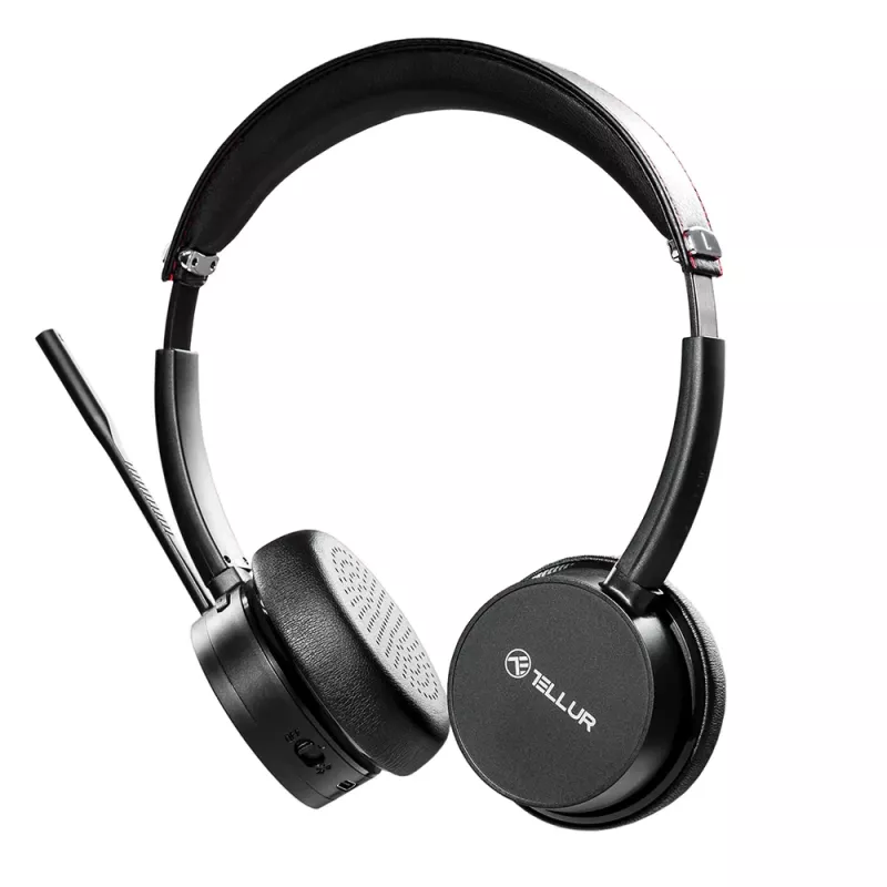 Ausinės Tellur Voice Pro Wireless Call Center Headset juodos TLL411007
