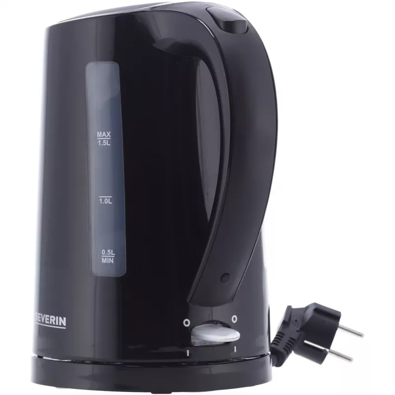 Severin WK 3498 elektrinis virdulys 1,5 L 2200 W Juodas