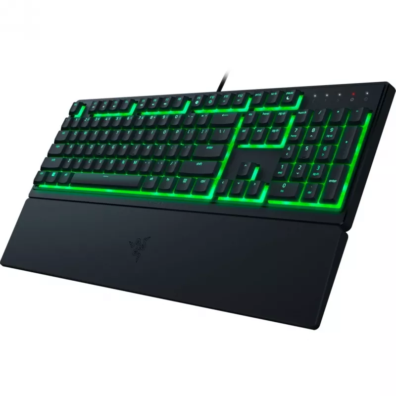Razer Ornata V3 X žaidimų klaviatūra USB QWERTZ vokiečių išdėstymas juoda RGB LED