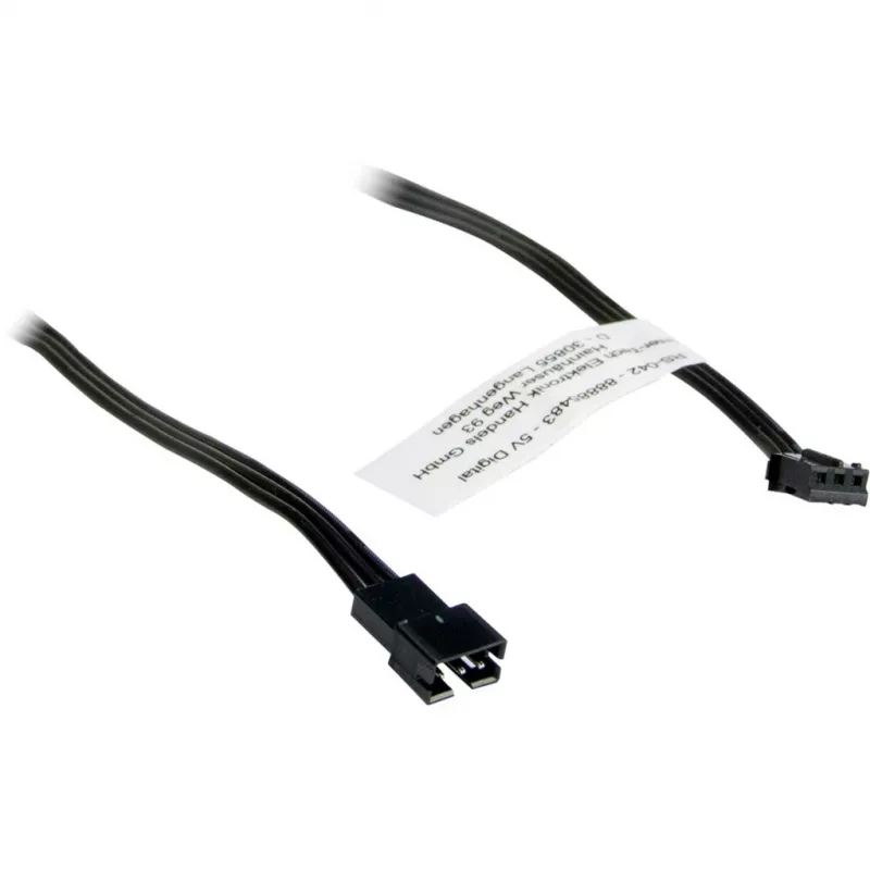 INTER-TECH RS-042 RGB LED juostelė kompiuterio korpuso apšvietimui — RGB 1000 mm, 10 mm plotis, juoda