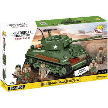Konstruktorius Sherman M4A2E8, 865 kaladėlių