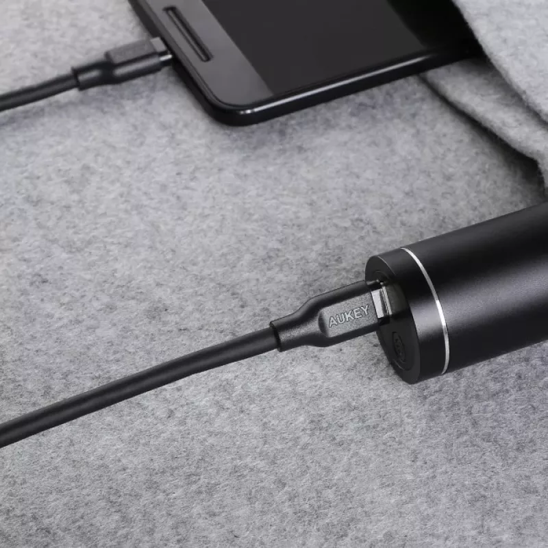 USB-C kabelis Aukey CB-CC1P 1 m, 60W PD, USB-C į USB-C