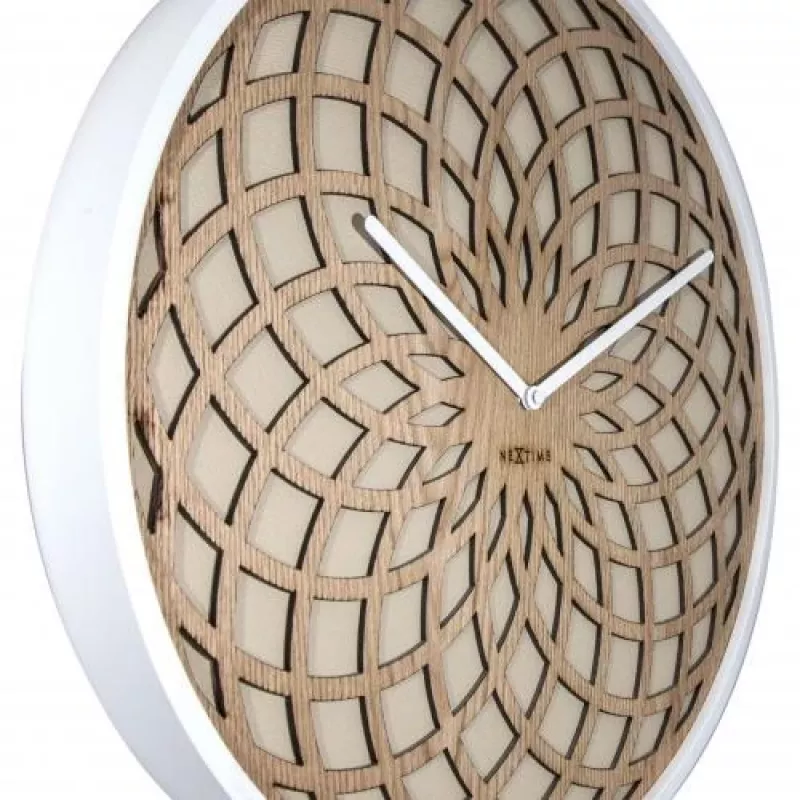 NeXtime klok 3150be Sun Small, Ø35 cm, sieninis, smėlio spalvos