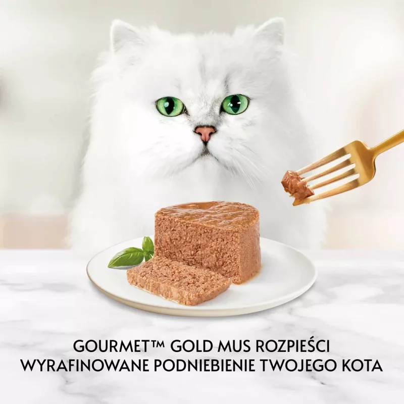 Šlapias kačių ėdalas Purina Nestlé GOURMET Gold Turkija 85 g skardinė suaugusioms katėms, antsvorio formulė