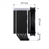 Endorfa Fortis 5 ARGB Black CPU aušintuvas