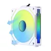 120 mm Lian Li UNI FAN SL-INF Wireless ARGB PWM — Baltas, modulinė magnetinė ventiliatorių sistema