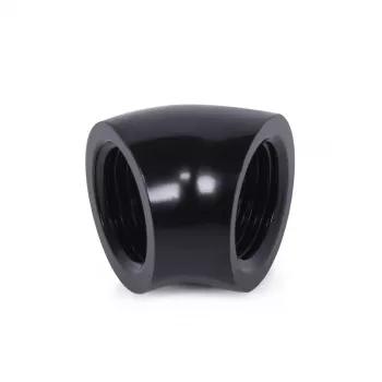 Alphacool 17592 žarnos jungtis, žalvaris, juoda, 21 mm
