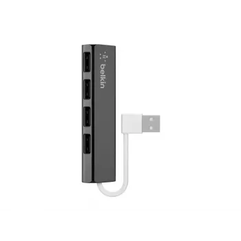 USB 2.0 šakotuvas Belkin F4U042BT 4 prievadai 480 Mbit/s juodas