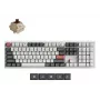 Mechaninė pilno dydžio klaviatūra Keychron Q6 Ultra 8K — USB, RF, Bluetooth, RGB, balta