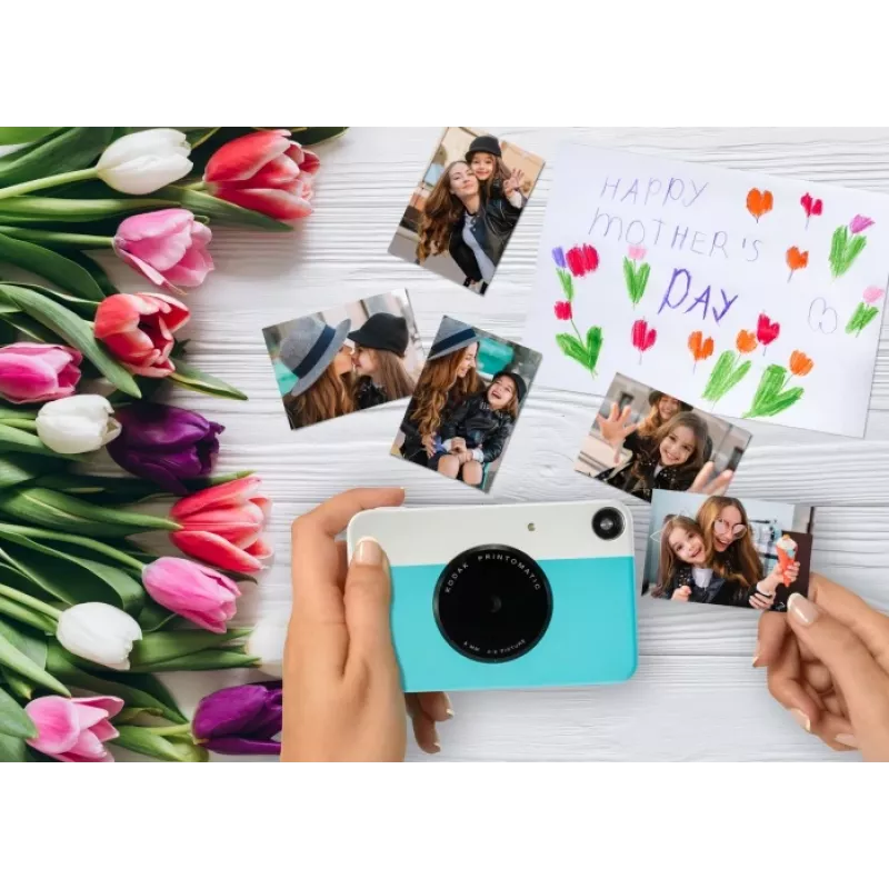 Kodak PRINTOMATIC momentinė spausdinimo kamera, mėlyna, 2x3 col.