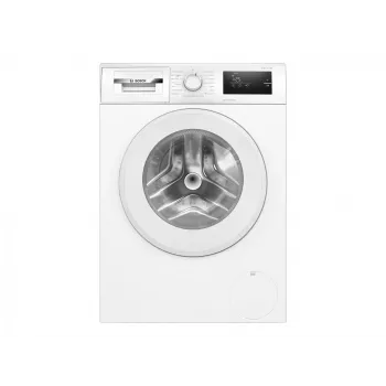 Bosch WAN2808LSN | Skalbimo mašina | A energijos klasė | Pakrovimas iš priekio | 8 kg | 1400 aps/min | Garo funkcija | Balta