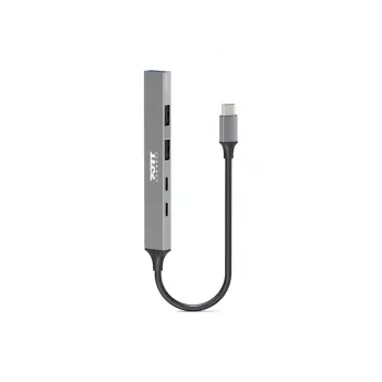 USB šakotuvas Port Designs 900163 Type-C 5000 Mbit/s sidabrinis