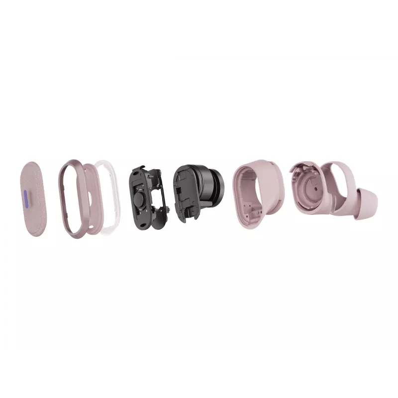 Logitech Zone True Wireless, belaidės ausinės, ANC, rožinė, In-Ear, Bluetooth, 985-001090