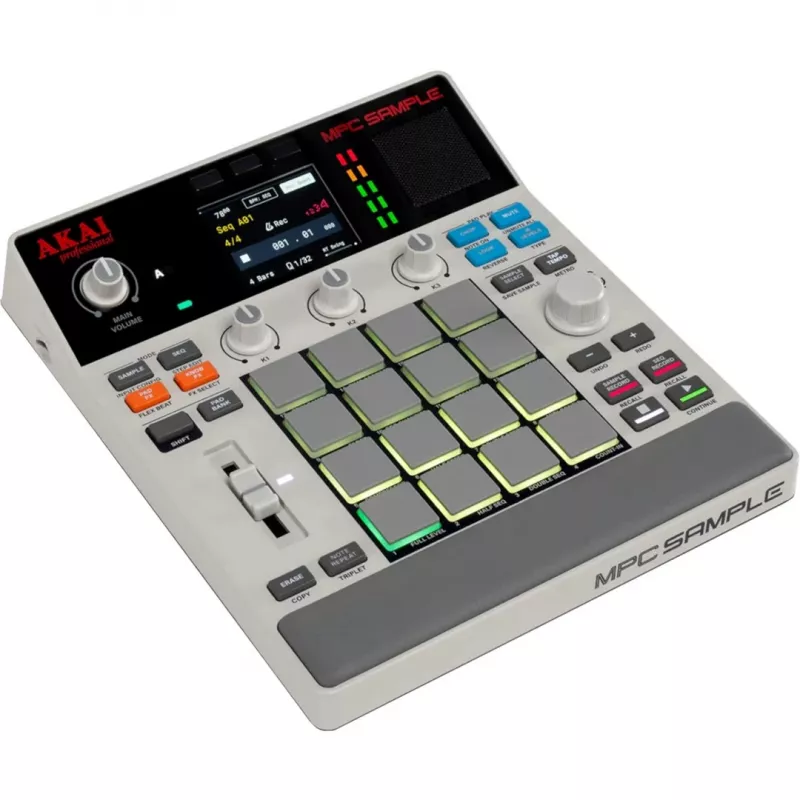 AKAI MPC SAMPLE – nešiojamas sempleris / groovebox