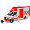 Bruder 1/16 Mercedes-Benz Sprinter Greitosios pagalbos automobilis su vairuotoju