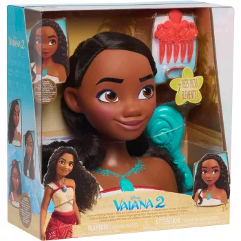 Disney Princess - Vaiana Stiliavimo Galva, Makiažo ir Šukuosenų Galva