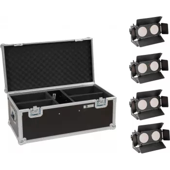 LED rinkinys EUROLITE CBB-2 WW/CW Fairlight 4x — 4 šviestuvai, šilta/šalta balta