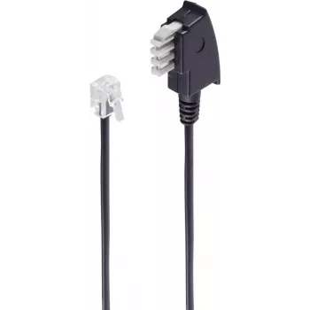 shiverpeaks BS70116- Telefono kabelis 6 m Juodas
