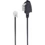 shiverpeaks BS70116- Telefono kabelis 6 m Juodas