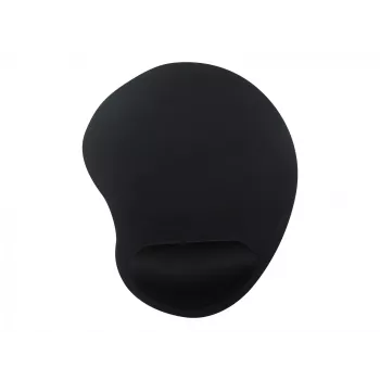 Pelėdos kilimėlis GEMBIRD MP-ERGO-01 su putplasčio riešo atrama, 240×200 mm, 4 mm storio, juodas