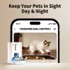 Automatinis ėdalo dalytuvas PETKIT YumShare Dual-hopper 2 su kamera, 5 L talpa, ABS ir 304 nerūdijančiu plienu, baltas