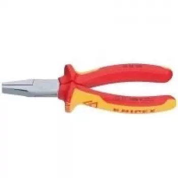 Knipex plokščianosės replės, bendras ilgis 160 mm, chromuotos