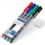 Permanentiniai žymekliai Staedtler Lumocolor 317 WP4 4 vnt. (juoda, mėlyna, žalia, raudona)