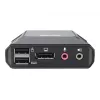 Tripp Eaton Tripp Lite serijos 2 prievadų DisplayPort 1.1 / USB KVM jungiklis su garsu/vaizdu, įmontuotais kabeliais, USB periferinių įrenginių bendrinimu