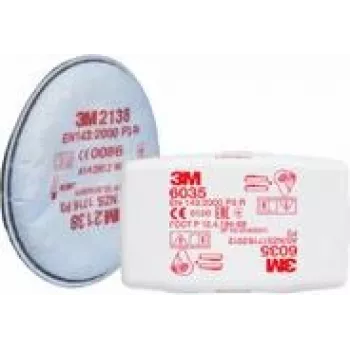 3M 6035 kietųjų dalelių filtras, P3, 80 vnt.
