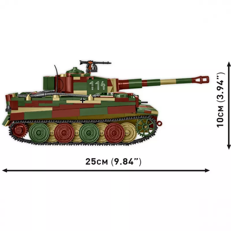 Konstruktorius Pz.Kpfw. VI Tiger versija E 870 kaladėlių